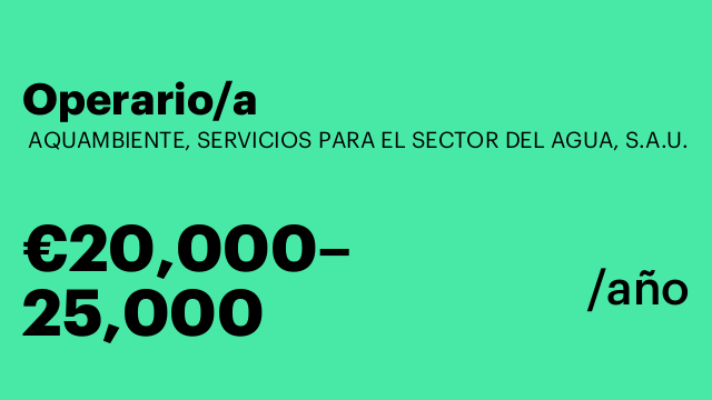 Operario/a