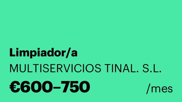 Limpiador/a