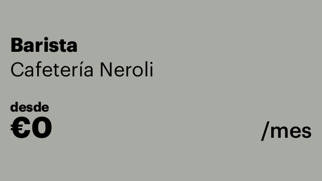 Barista