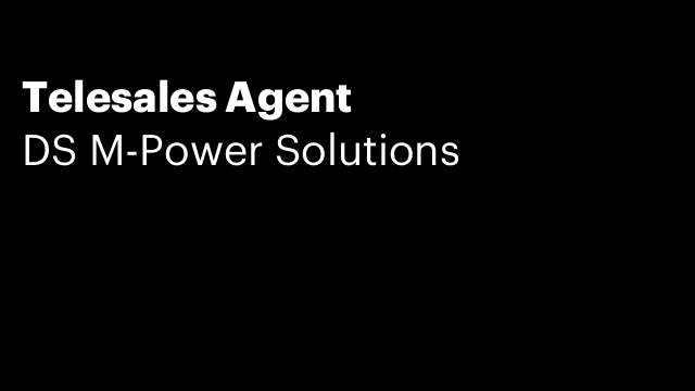 Telesales Agent