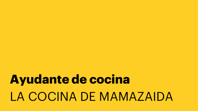 Ayudante de cocina