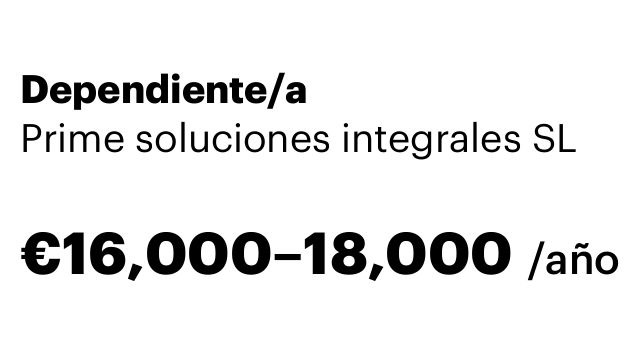 Dependiente/a