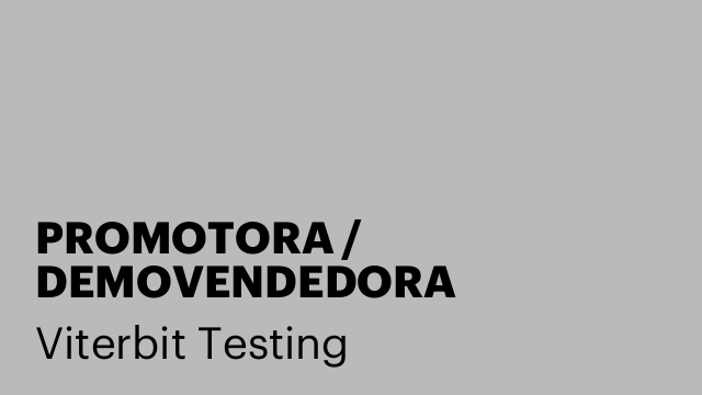 PROMOTORA / DEMOVENDEDORA
