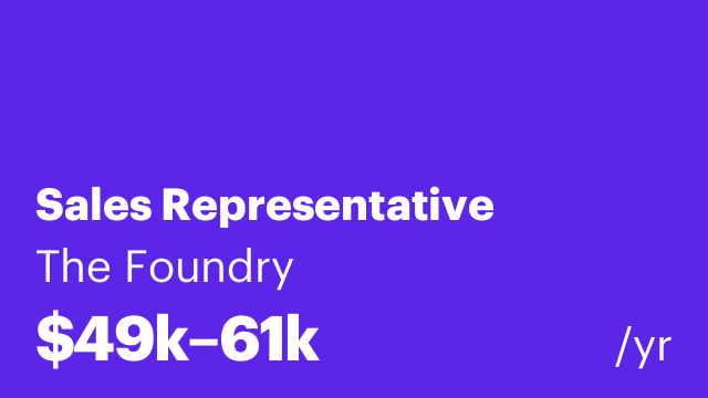 Sales Representative