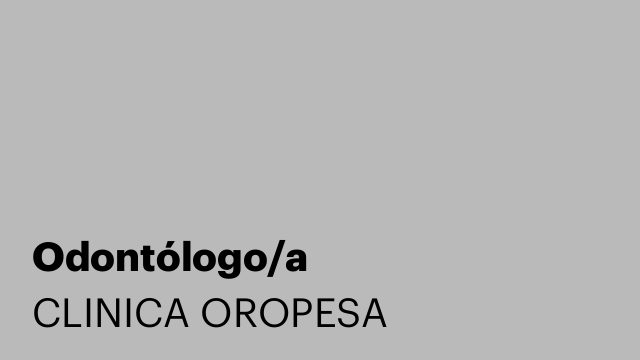 Odontólogo/a