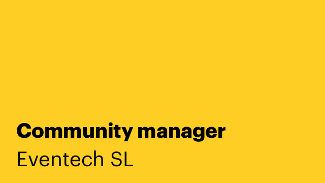 Community manager