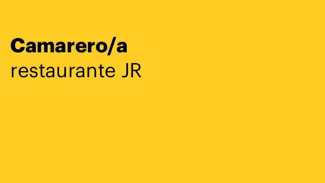 Camarero/a