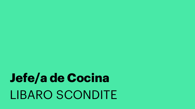 Jefe/a de Cocina