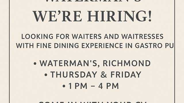 Waiter / Waitress
