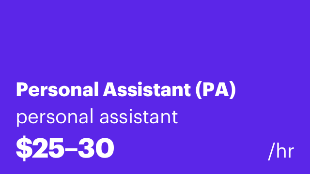 Personal Assistant (PA)