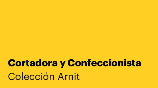 Cortadora y Confeccionista