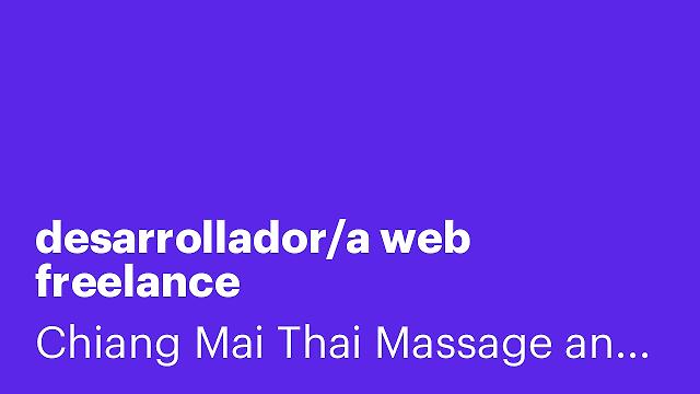 desarrollador/a web freelance