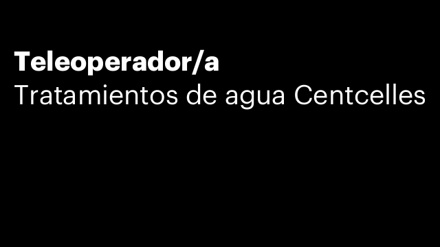 Teleoperador/a