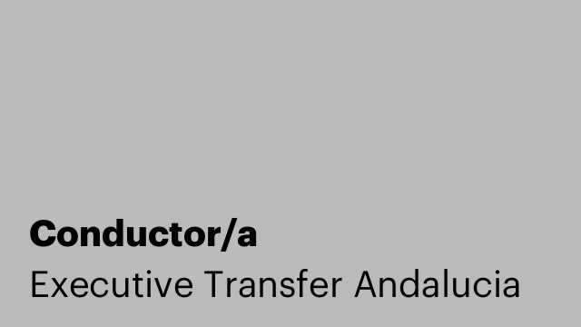 Conductor/a