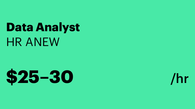 Data Analyst