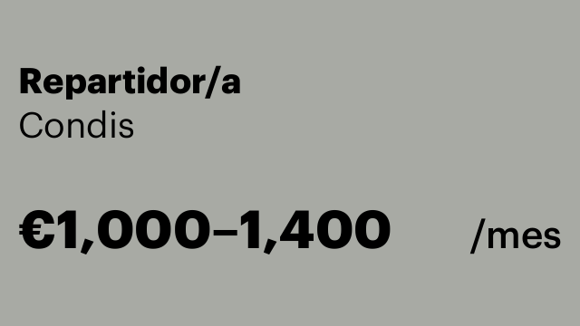 Repartidor/a