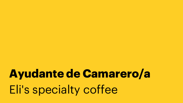 Ayudante de Camarero/a