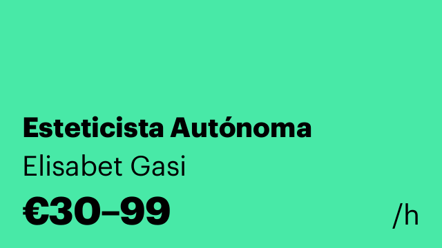 Esteticista Autónoma