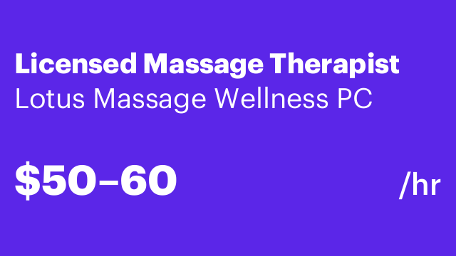 Licensed Massage Therapist