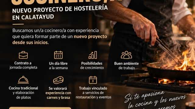 COCINERO/A – NUEVO PROYECTO