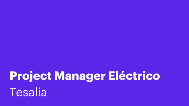 Project Manager Eléctrico