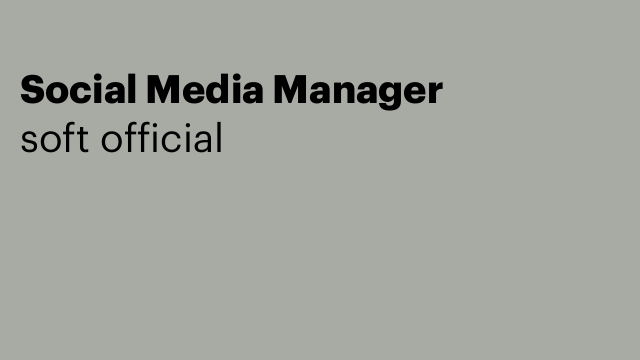 Social Media Manager