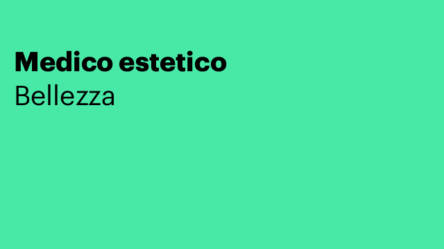 Medico estetico