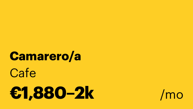 Camarero/a