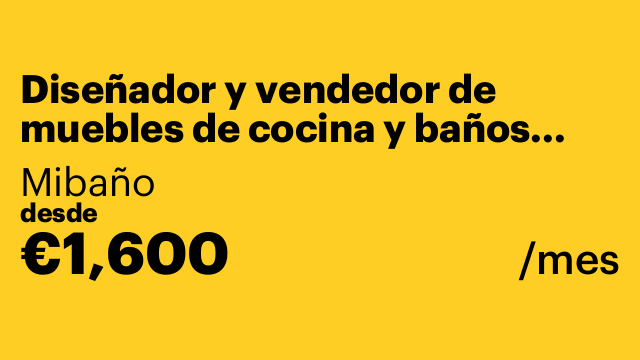 Diseñador y vendedor de muebles de cocina y baños fabricación propia