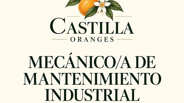 MECÁNICO/A DE MANTENIMIENTO INDUSTRIAL – CENTRAL HORTOFRUTÍCOLA