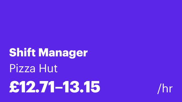 Shift Manager