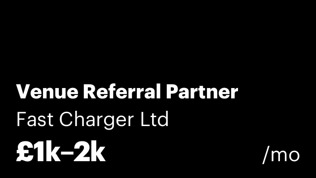 Venue Referral Partner