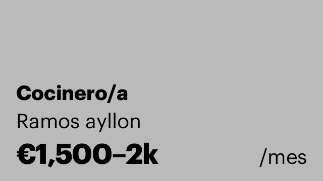Cocinero/a
