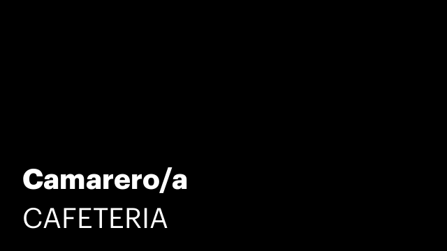 Camarero/a