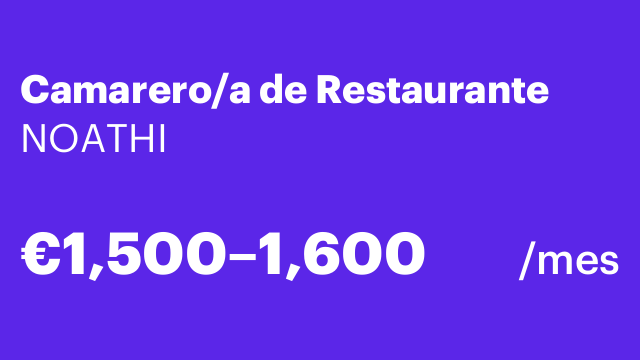 Camarero/a de Restaurante