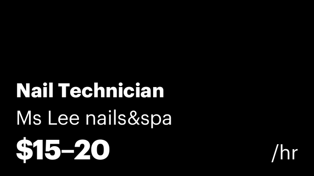Nail Technician