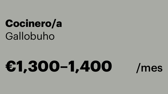 Cocinero/a
