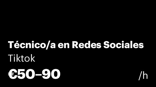 Técnico/a en Redes Sociales