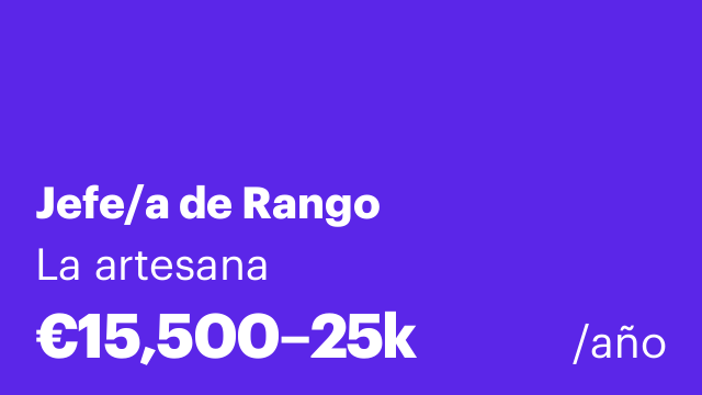 Jefe/a de Rango