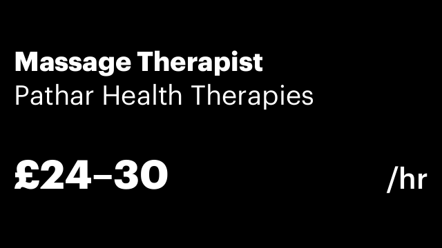 Massage Therapist