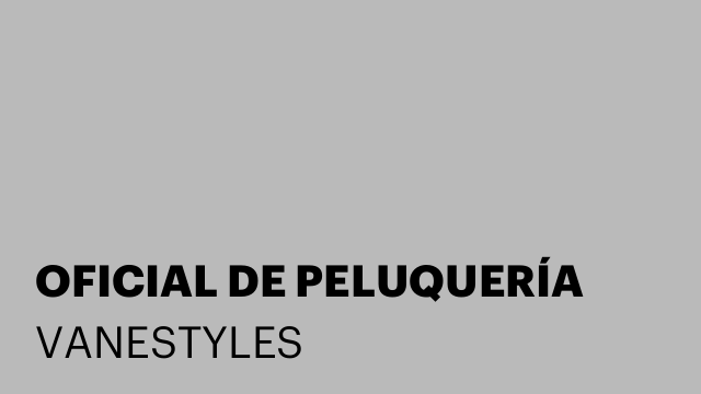 OFICIAL DE PELUQUERÍA