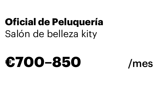 Oficial de Peluquería