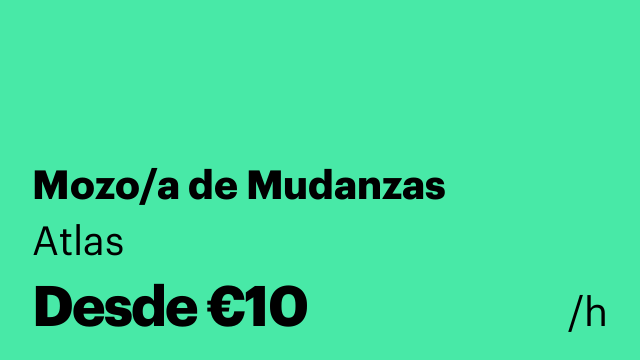 Mozo/a de Mudanzas