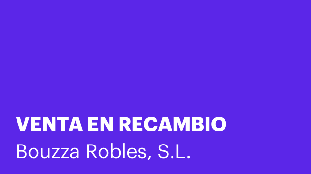 VENTA EN RECAMBIO