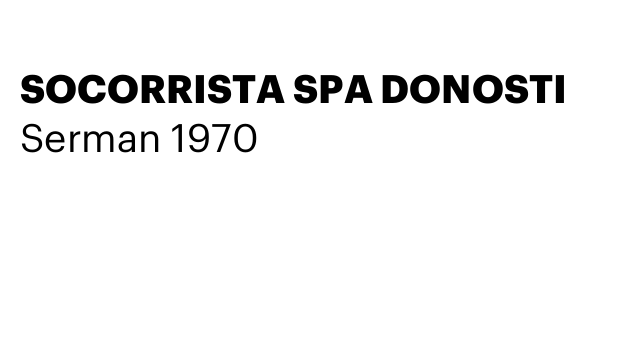 SOCORRISTA SPA DONOSTI