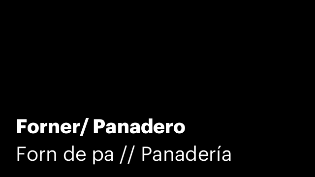 Forner/ Panadero