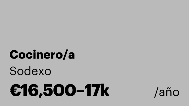 Cocinero/a