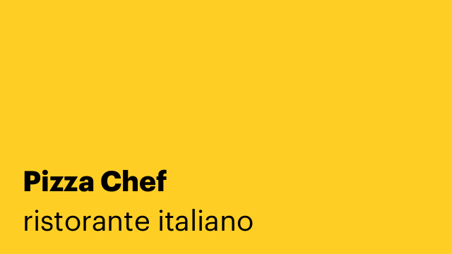 Pizza Chef