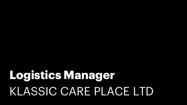 Logistics Manager