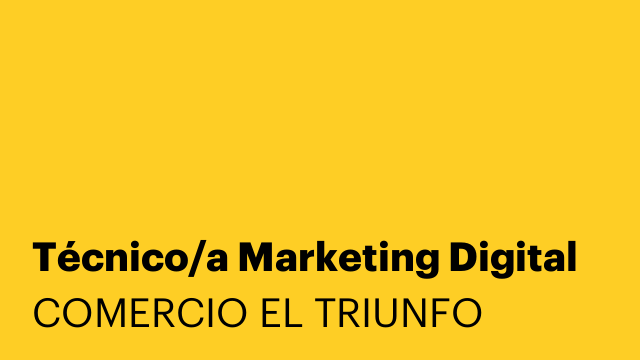 Técnico/a Marketing Digital